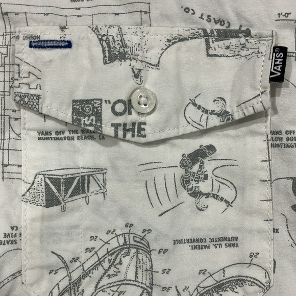 Vans Men’s Button Down Shirt - Picture 4 of 7